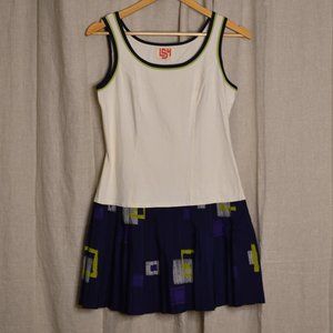 LBH Vintage Pleated Tennis Dress